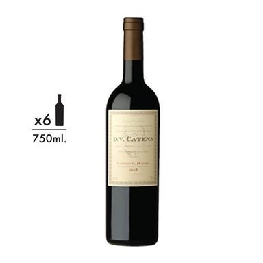 Vino Tinto DV Catena Cabernet Sauvignon - Malbec Caja x 6