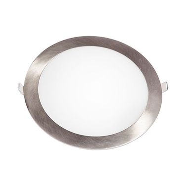 Embutir Redondo Moderno Frio Lgp 12W 220V Plata