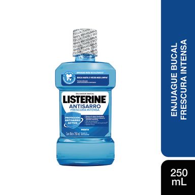 Enjuague Bucal Antisarro Frescura Intensa 250 Ml Listerine