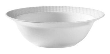 Ensaladera Bowl Fuente 23 Cms Porcelana Blanca Blanco