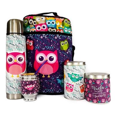 Equipo de mate Buhos set matero