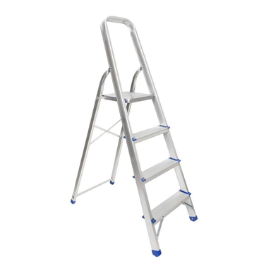 Escalera De Aluminio De 4 Escalones 1.45 Metros