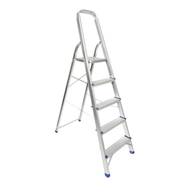 Escalera De Aluminio De 5 Escalones 1.70 Metros