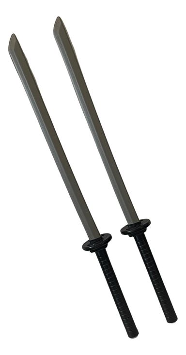 Espada X 2 Leonardo Tortuga Ninja Color Gris