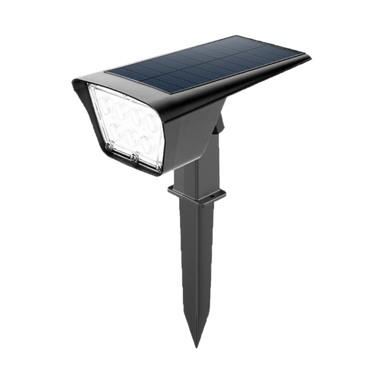 Estaca Jabalina Jardin Led 2W Solar Exterior Frio Macroled