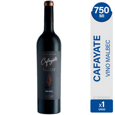 Vino tinto Malbec Cafayate Reserve bodega Etchart 750 ml