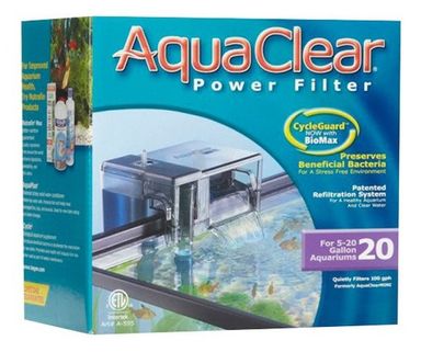 Filtro de cascada Aqua Clear Tipo Cascada con capacidad máxima de 76L, caudal máximo de 568l/min