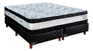Fisher Milenium - Negro/Blanco - Súper king - 2 m - 2 m (Incluye: Con base dividida)