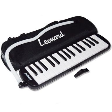 Flauta Melodica Escolar tipo piano 32 notas + Funda + Pico + Manguera Negro