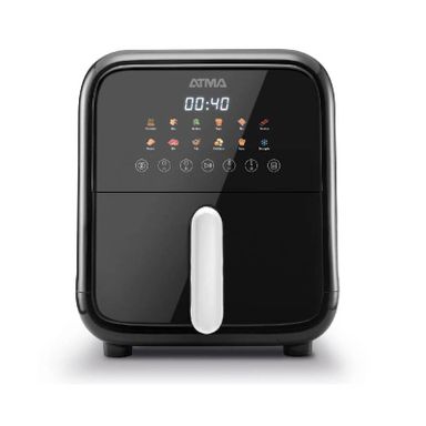 Freidora De Aire Digital 7,5 Lts Con Visor Atma Negra FR180ABP