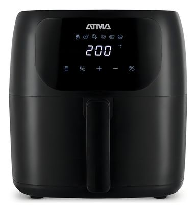 Freidora De Aire Digital Sin Aceite Atma Pro Fr60arbp 6,5l Color Negro