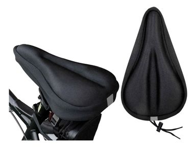 Funda Cubre Asiento De Bicicleta Libercam Acolchada Color Negro