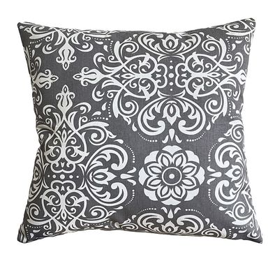 Funda para Almohadon nordico decorativo 40x40 Arabesco Gris