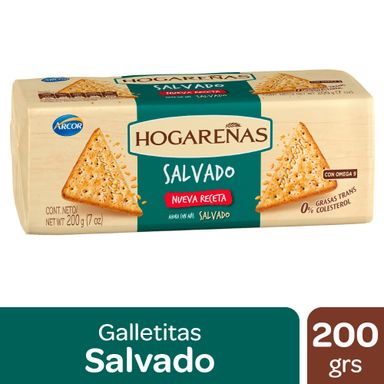 Galletitas Salvado Hogareñas 200 Gr