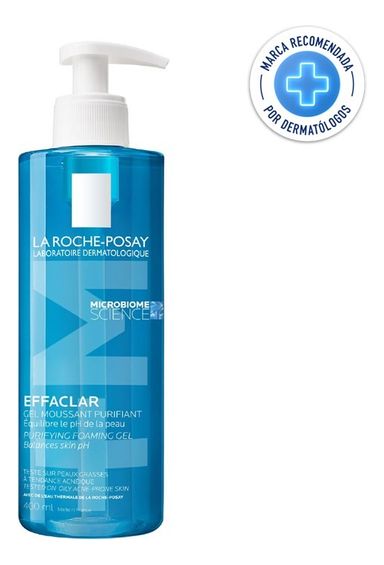 Gel Effaclar gel purificante La Roche-Posay día/noche para piel grasa/sensible de 400mL