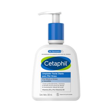 GEL FACIAL DE LIMPIEZA PIEL GRASA CETAPHIL 300 ML
