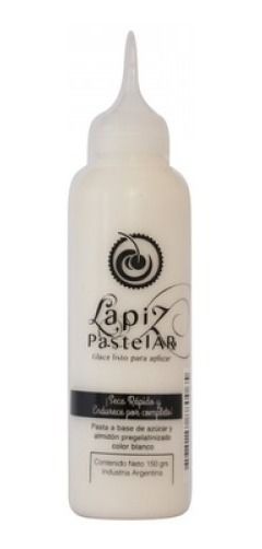 Glacé real Lápiz PastelarAR 150gr color blanco