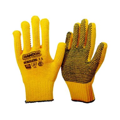 Guante Moteado Profesional Talla 8 Amarillo Randon