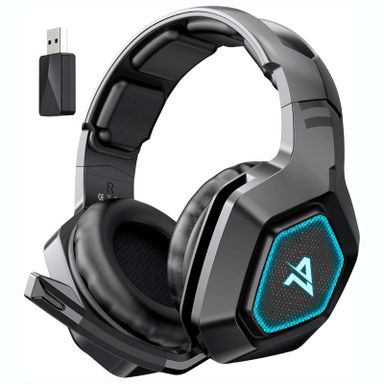 Headset gamer inalámbrico Aimzone Negro GHS-K10-BK