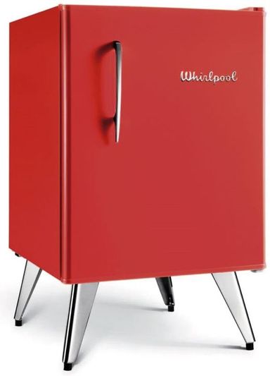 Heladera Frigobar Retro Whirlpool 76L Rojo Wra09R3