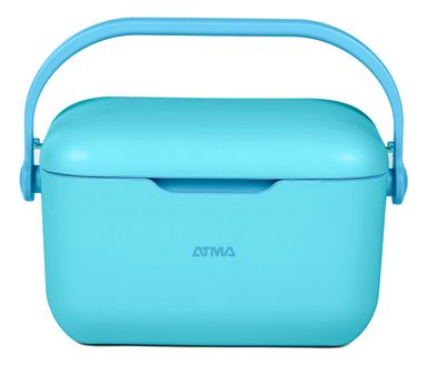 Heladera Conservadora Atma Vintage 20L Manija y Correa Intercambiables Celeste
