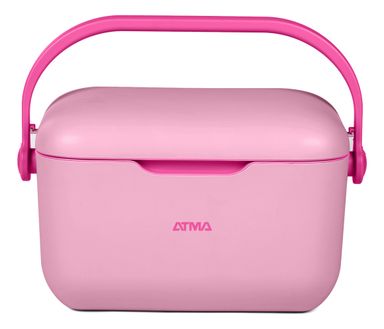 Heladera Conservadora Atma Vintage 20L Manija y Correa Intercambiables Rosa