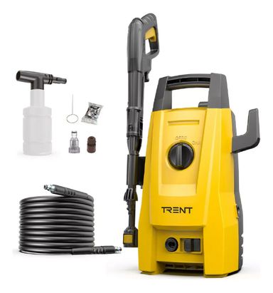 Hidrolavadora Electrica Trent HLT203 1400W Alta presion 1600 Psi 110 Bar con Accesorios By Femmto