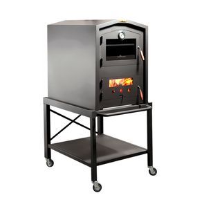 Horno a leña + base con ruedas Tromen TRH