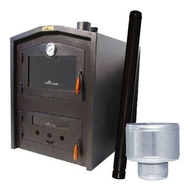 Horno a leña de mesada TRH + conducto + sombrerete Tromen