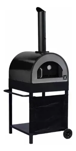 Horno Campo Pico Bbq Grill Leña Negro
