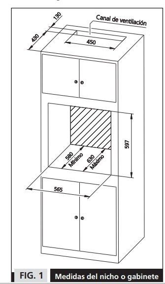 Horno Empotrable A Gas Con Grill El Ctrico Multigas Orbis Apo L Acero Negro V En