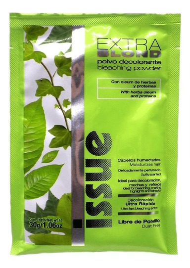 Issue Polvo Decolorante Aclaración Y Cuidado 30g