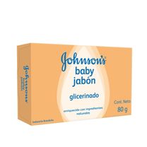 Jabón en barra Johnson's Baby Glicerinado 80 g