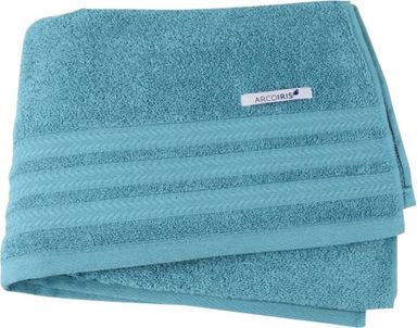 Juego De Toalla Y Toallon Arcoiris Turqueza Belly