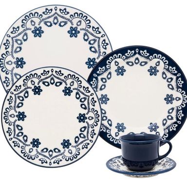 JUEGO DE VAJILLA X20 PIEZAS ENERGY BIFAZ - OXFORD