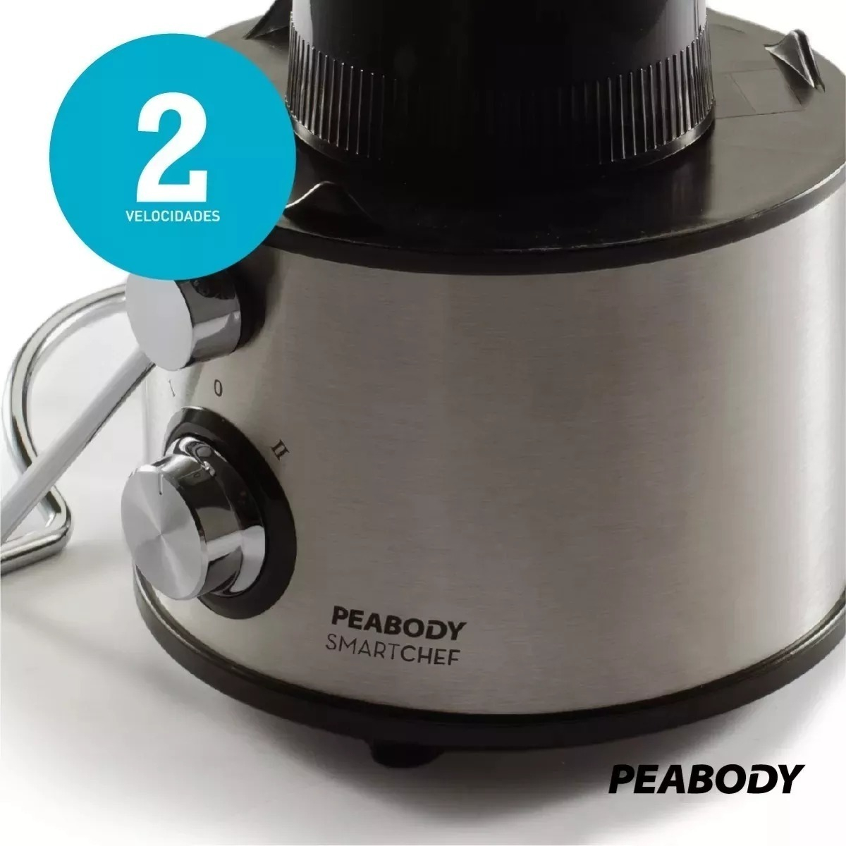 Juguera eléctrica Peabody PE-SJ15 Max Juicer blanca 220V con accesorios