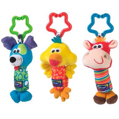 Juguete Didáctico Playgro SONAJEROS TINKLE TRIO Multicolor
