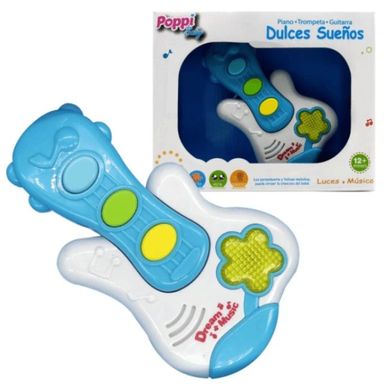 Juguete Guitarra C/ Luz Y Sonidos Poppi 6739