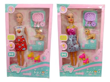 Muñeca Tiny Fantasy Mascota Little Friends Mascota + Acceso