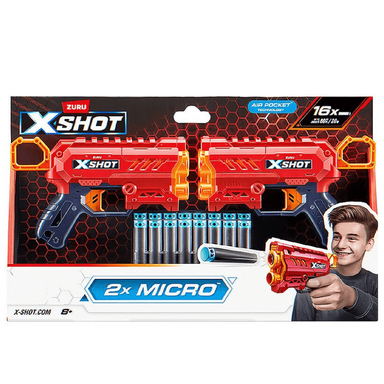 JUGUETE ZURU X-SHOT DOUBLE MICRO EXCEL 7439/36727