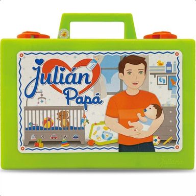 Julian Papá valija didáctica con accesorios para tu bebote Juliana