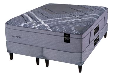 King Koil World Luxury Lexington - Gris - 2 1/2 plazas - 200 cm - 160 cm