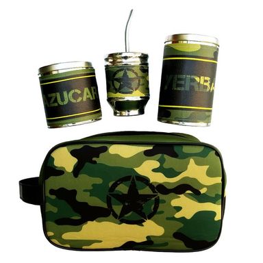 Kit de mate con bolso de mano Camuflado