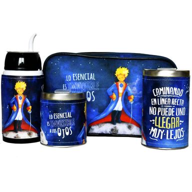 Kit de mate listo con bolso de mano El Principito