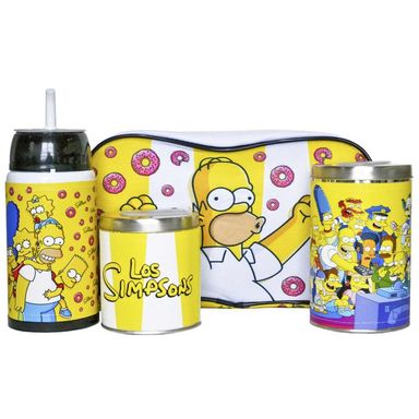 Kit de mate listo con bolso de mano Los Simpsons