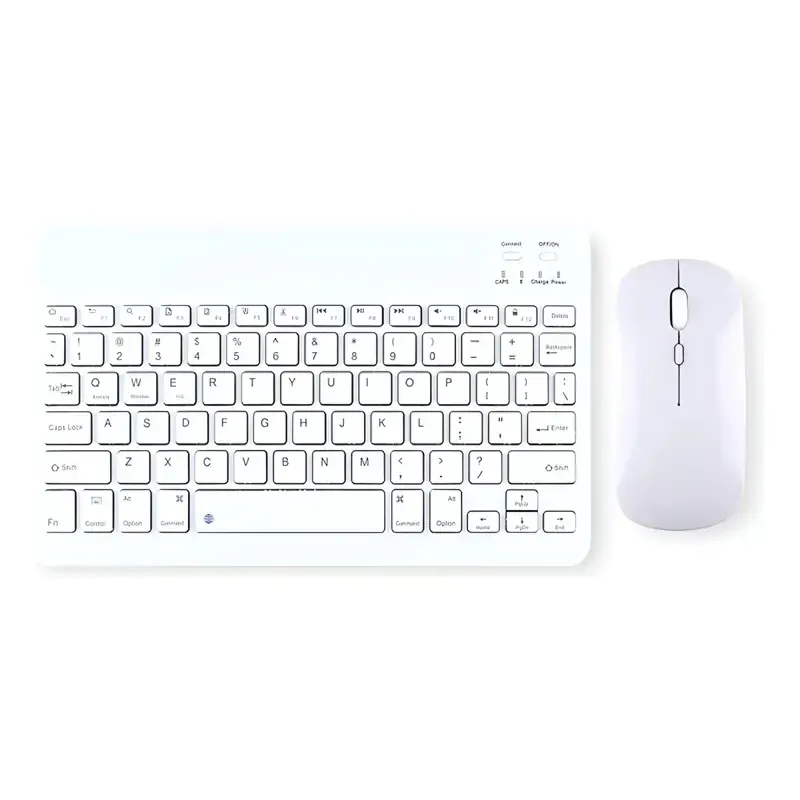 Kit De Teclado Y Mouse Portátiles En Español blanco - Precios y Ofertas ...
