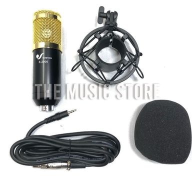 Kit Micrófono Condenser Negro Streaming, - VENETIAN S2000