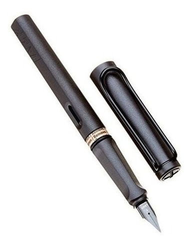 Pluma Estilográfica Lamy Safari Umbra Color Negra De Tinta Azul