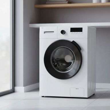 Lavarropas Enova Carga Frontal 6 Kg Color Blanco