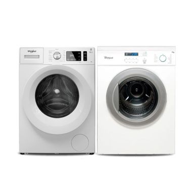 Lavarropas Whirlpool 7 Kg y Secarropas Por Calor 7 Kg